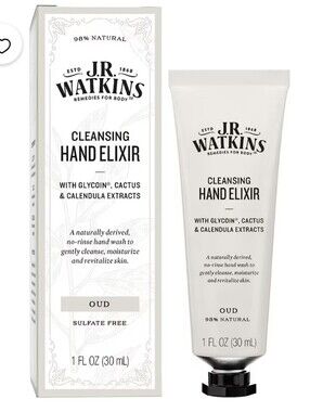 J.R. Watkins Cleansing Hand Elixir Hemp Flower - NIB